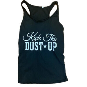 Kick the dust up Luke Bryan country summer concert tank top size small